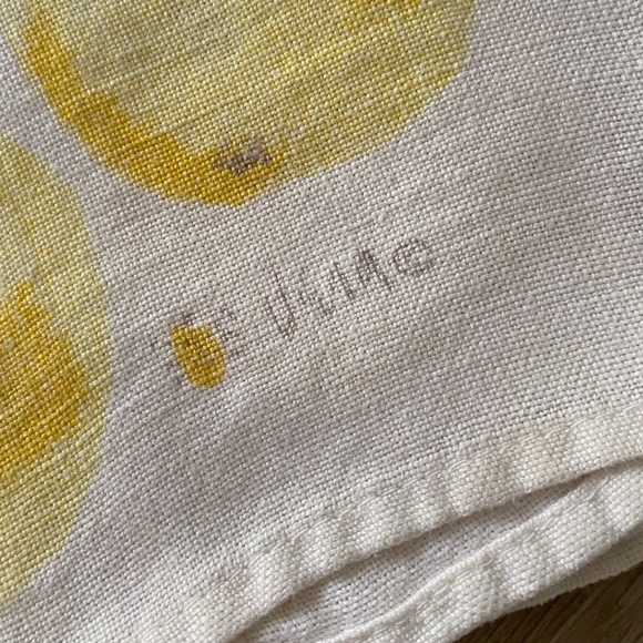 VTG 1960s Vera Linen Lemon Tea Towel Dishtowel Vera Neumann - Picture 2 of 9